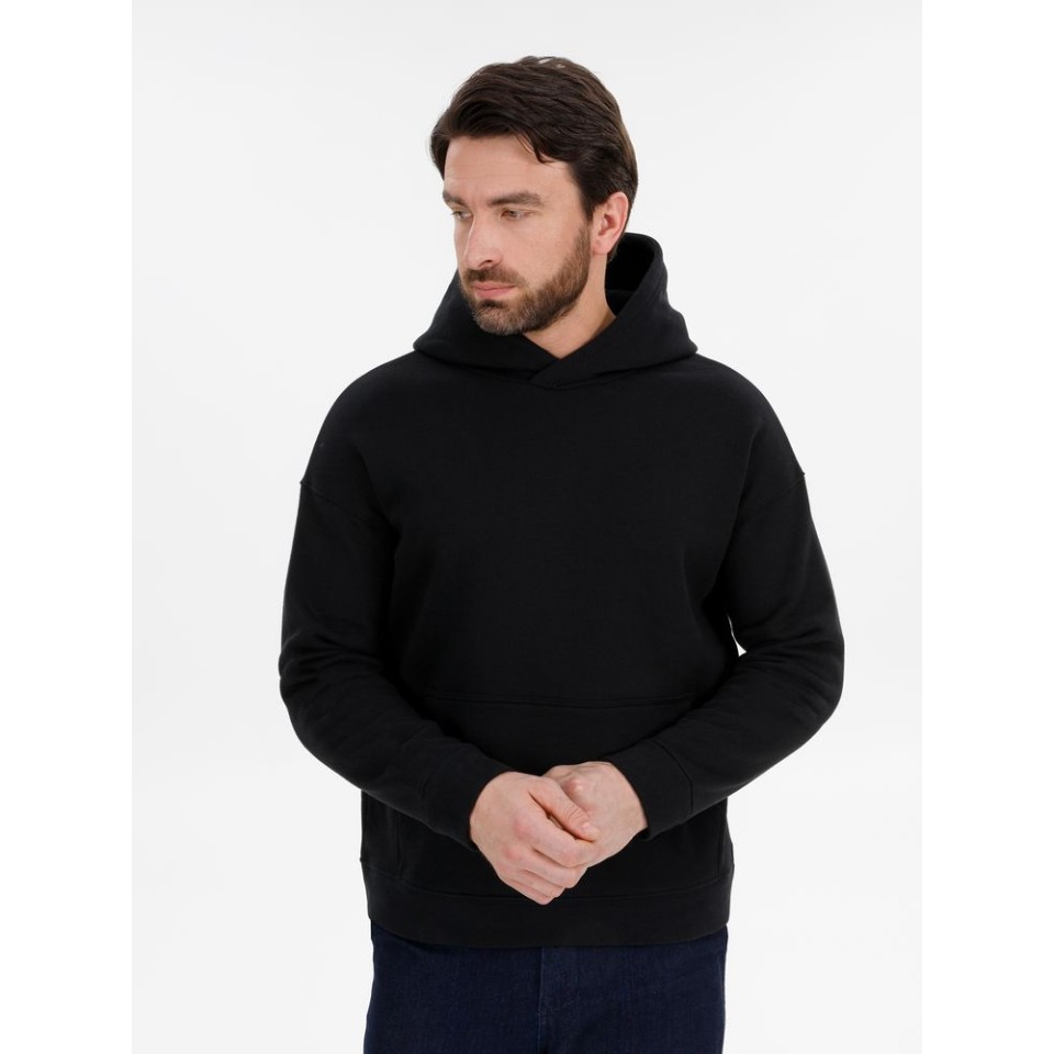 Худи оверсайз унисекс Snuggie, черное, размер M/L