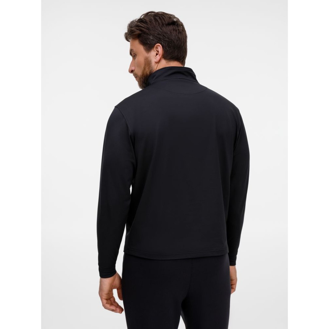 Свитшот на молнии из бифлекса Morfiss, черный, размер XS/S