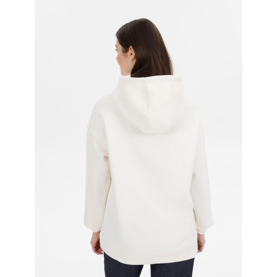 Худи оверсайз унисекс Snuggie, молочно-белое