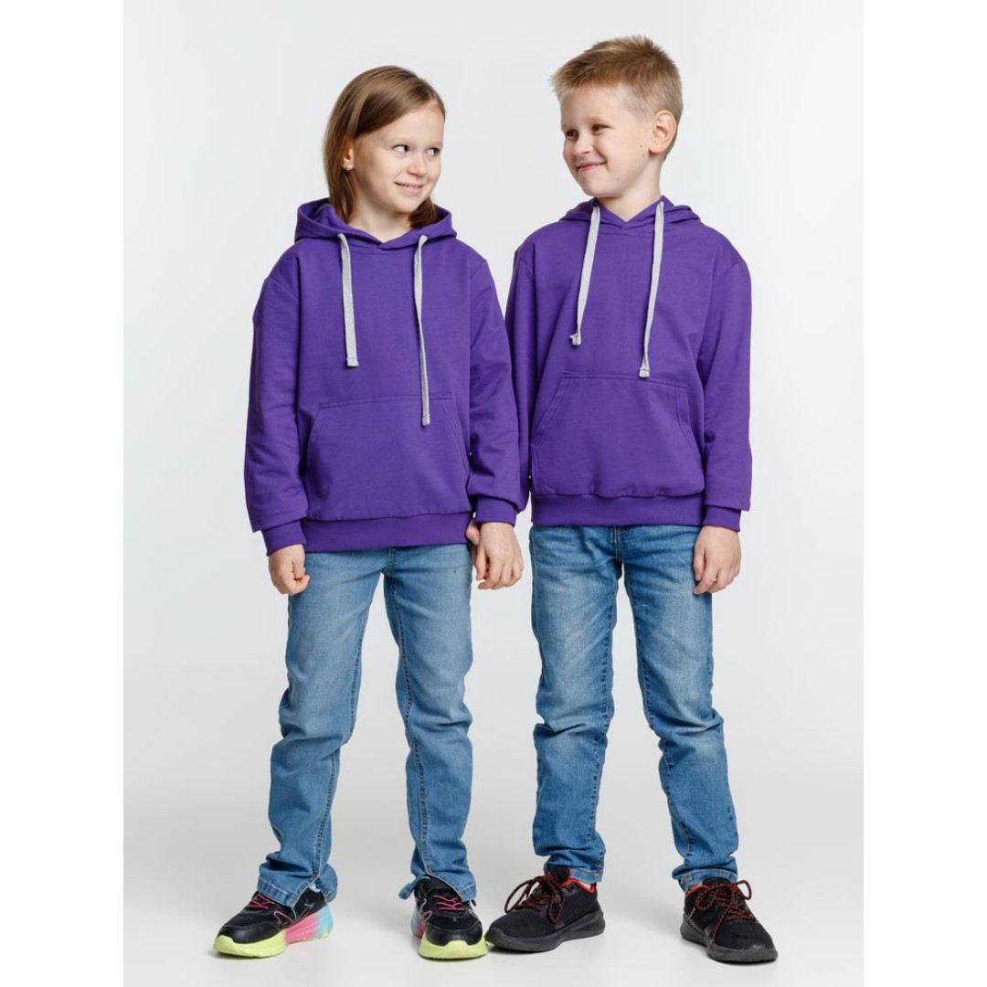 Толстовка с капюшоном детская Kirenga Kids, фиолетовая
