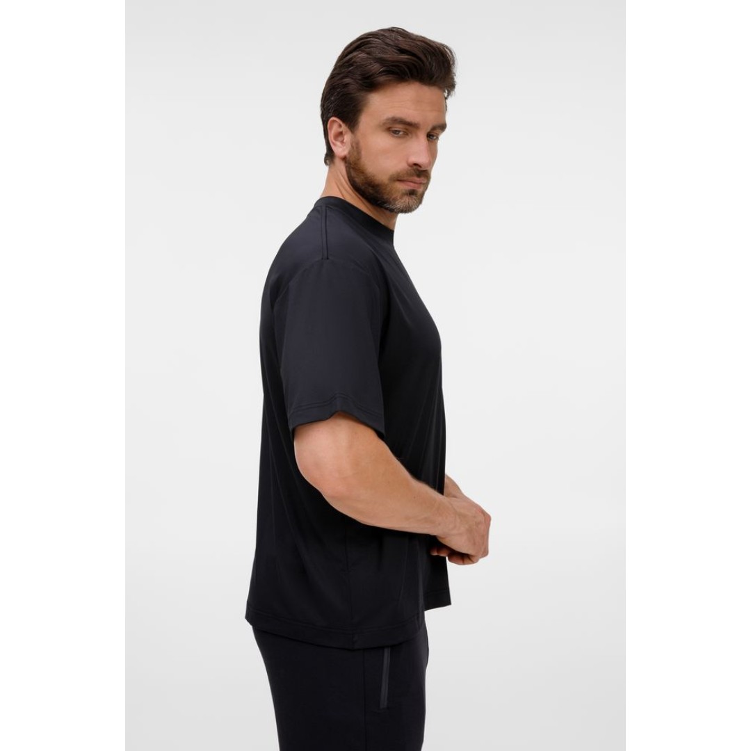 Футболка из бифлекса Morfiss, черная, размер XS/S