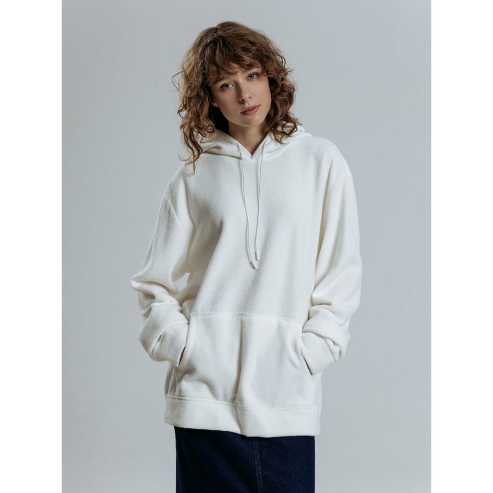 Худи унисекс Prima Vista, белое, размер S