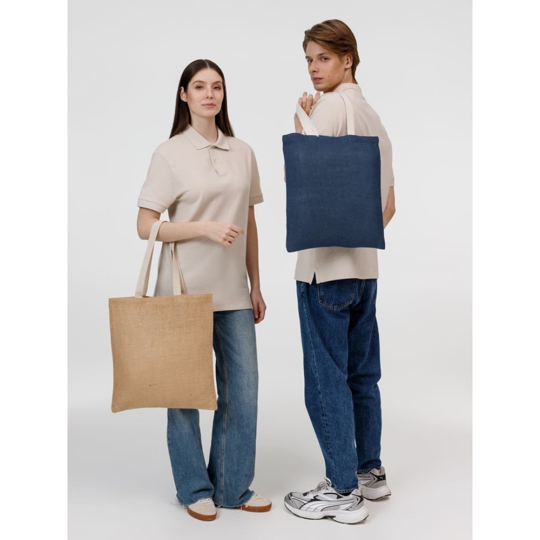 Холщовая сумка на плечо Juhu, синяя