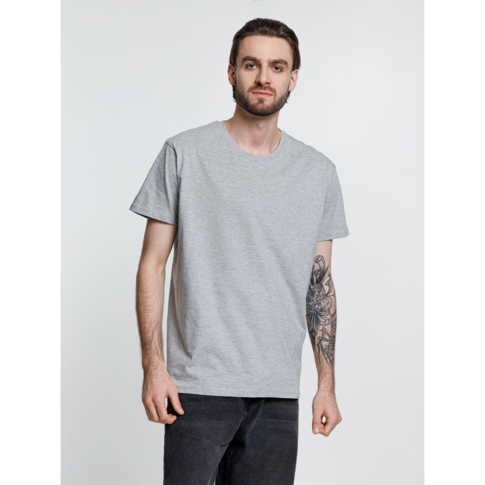 Футболка унисекс Ankara, серый меланж, размер L