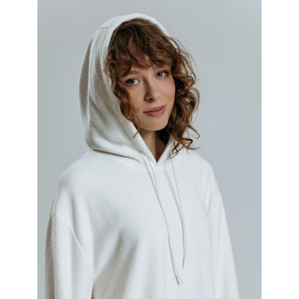 Худи унисекс Prima Vista, белое, размер S