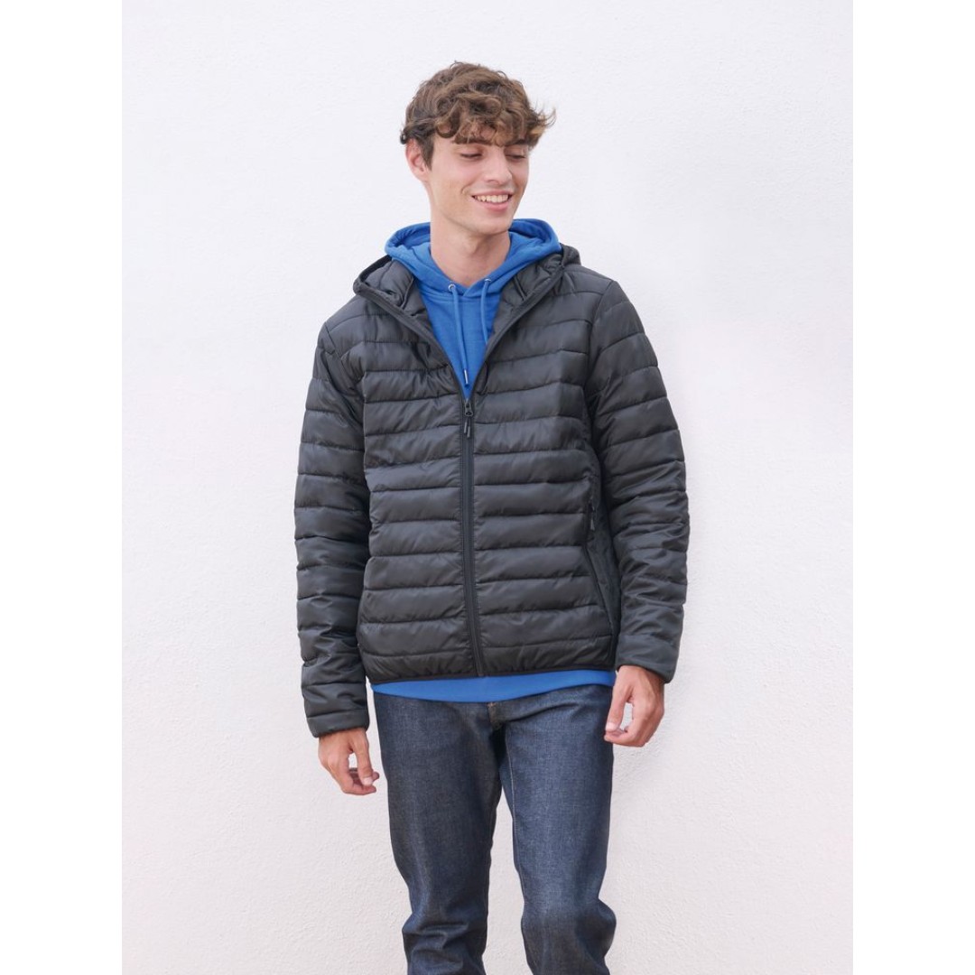 Куртка с капюшоном мужская Stream Men, черная, размер L