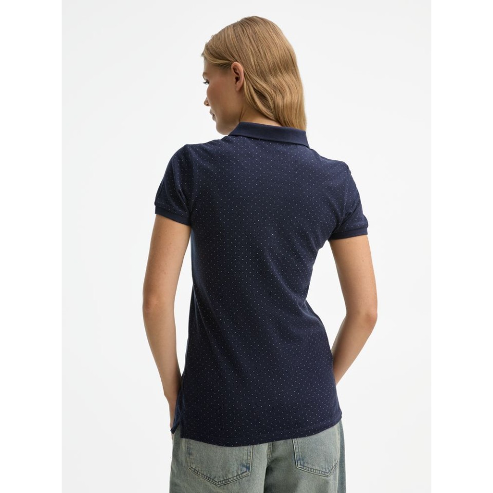 Рубашка поло женская Brandy Women темно-синий с белым, L