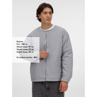 Куртка унисекс Veter, серая, размер XS/S