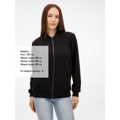 Бомбер унисекс Townie, черный, размер S