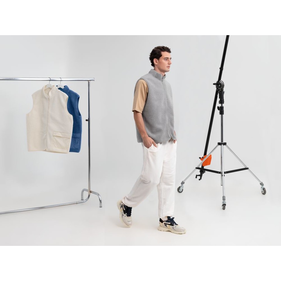 Жилет унисекс Oblako, светло-серый, размер ХS/S