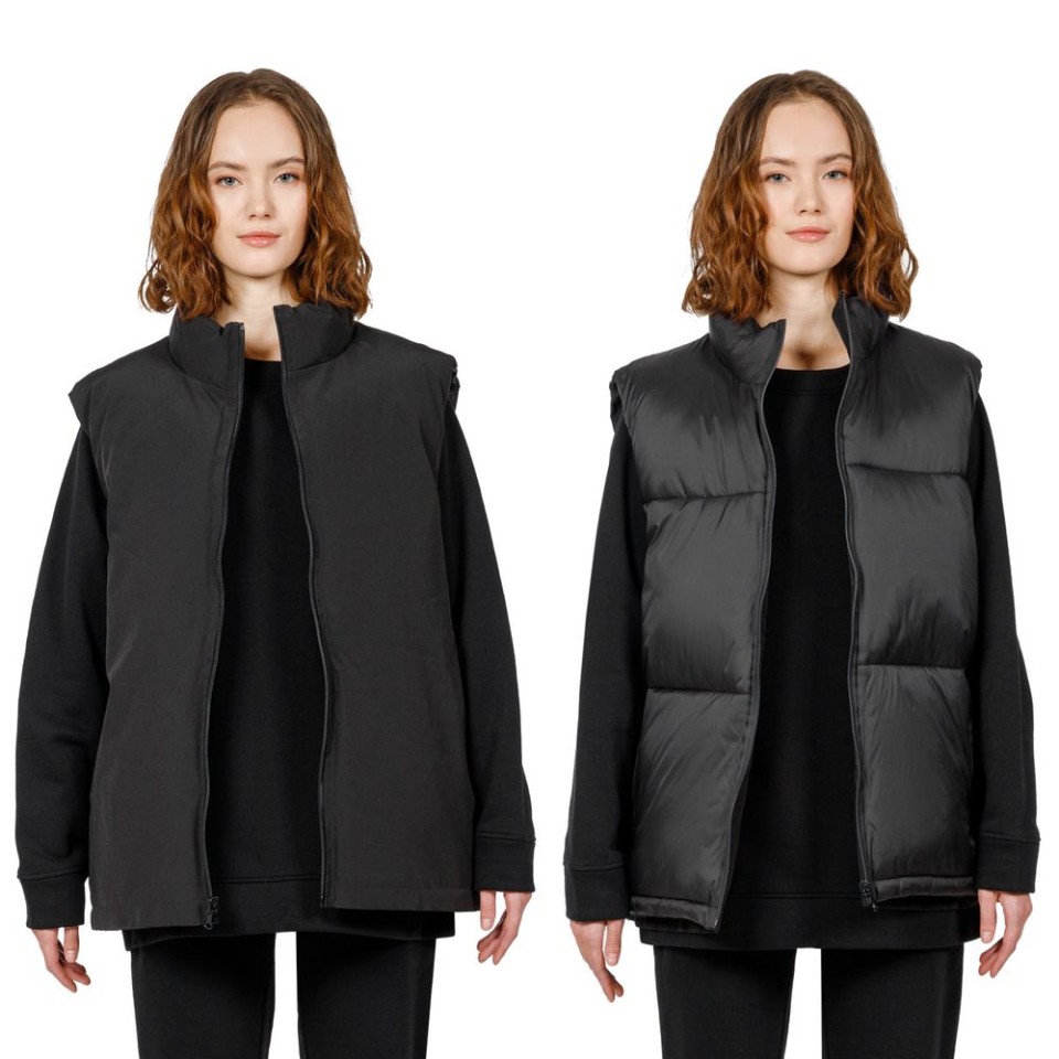 Жилет двусторонний V2, черный