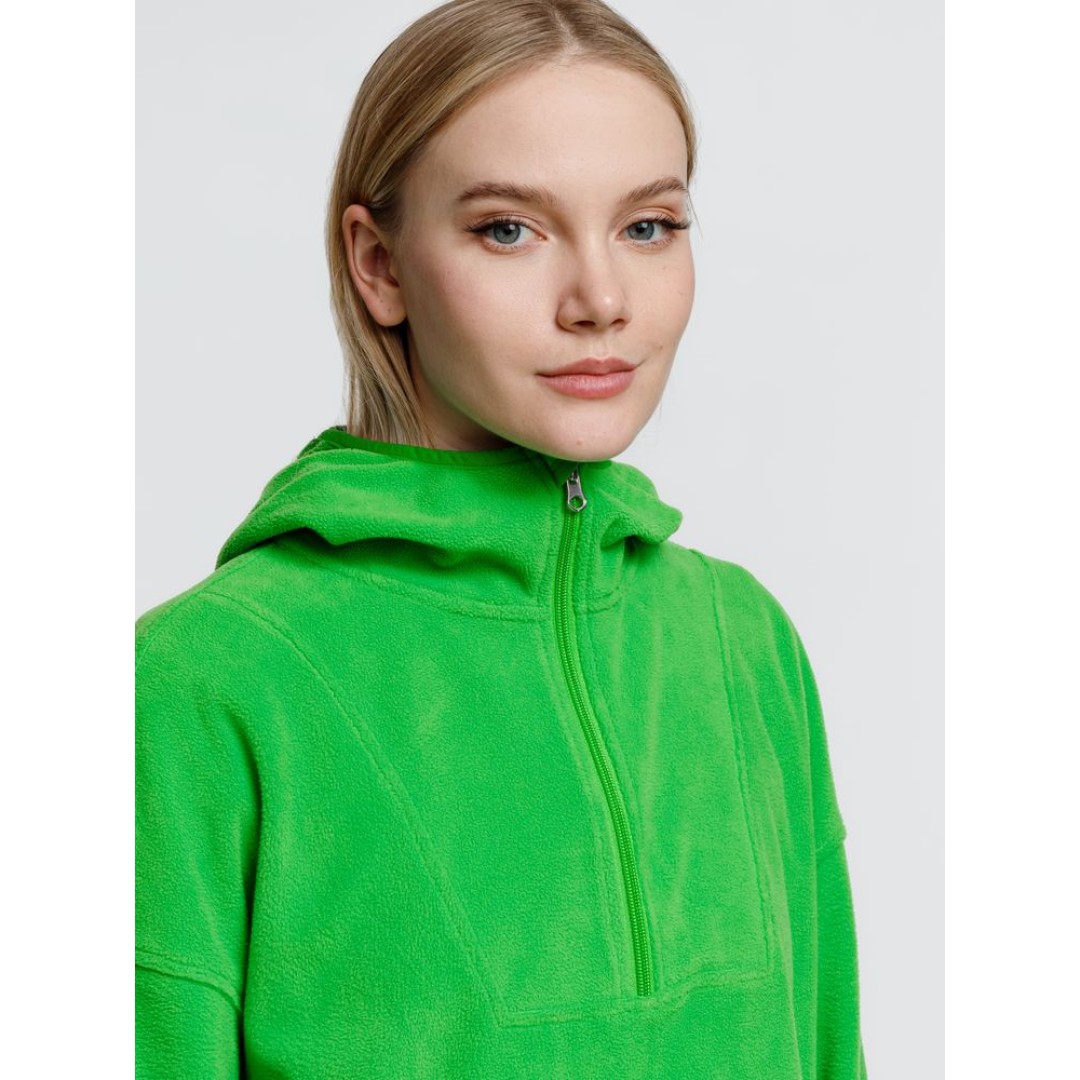 Анорак флисовый унисекс Fliska, зеленое яблоко, размер XS/S