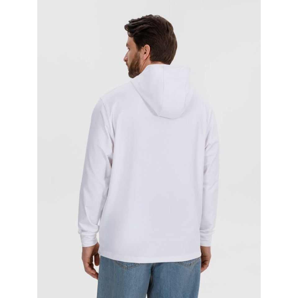 Худи унисекс Morfiss, белое, размер XS/S