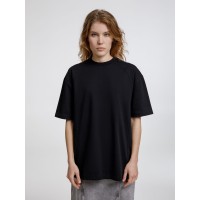 Футболка оверсайз унисекс Sideline, черная, размер XL/XXL