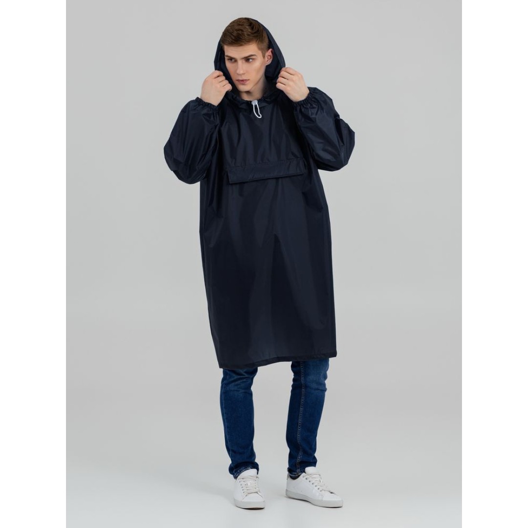 Дождевик-анорак Alatau, темно-синий, единый
