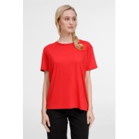 Футболка унисекс Senti, красная, размер M