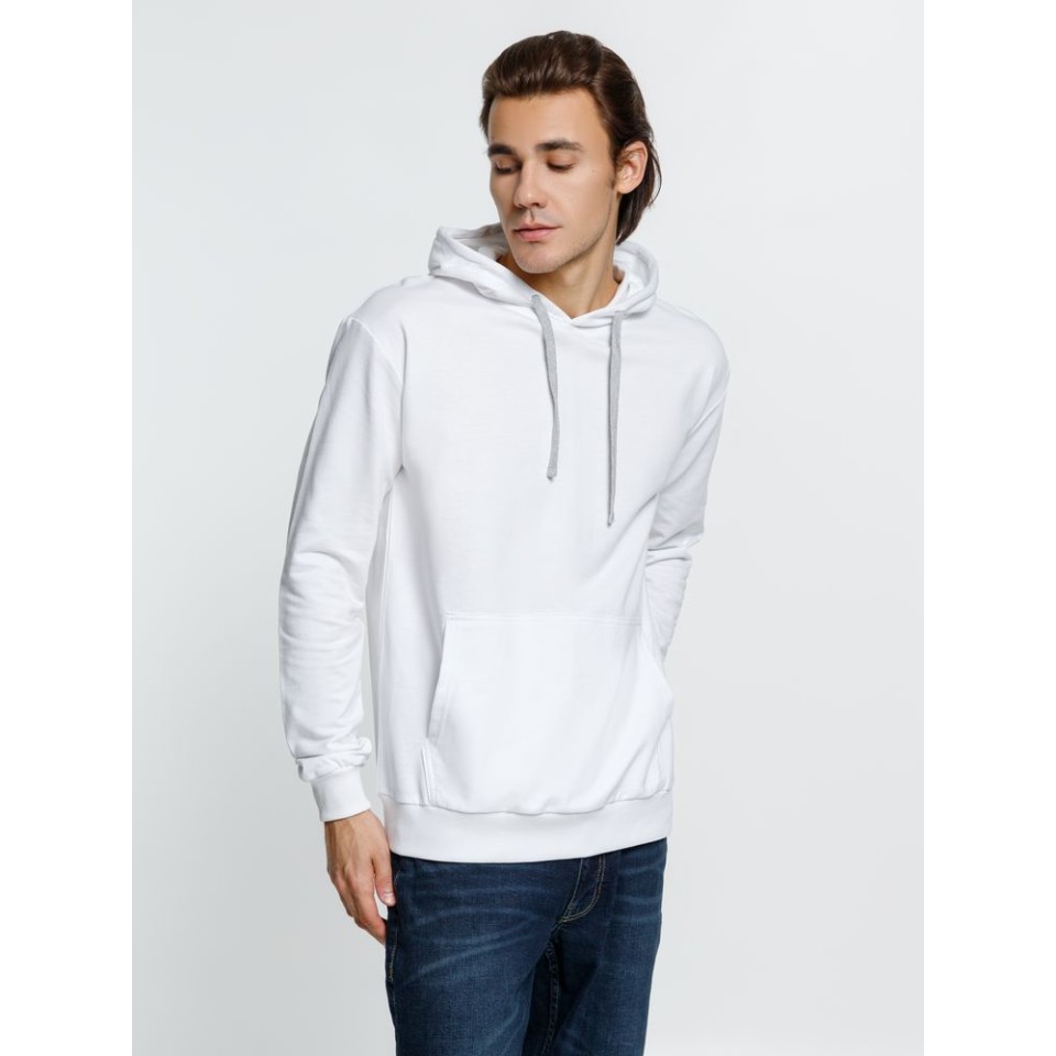 Толстовка с капюшоном Kirenga, белая (белоснежная)