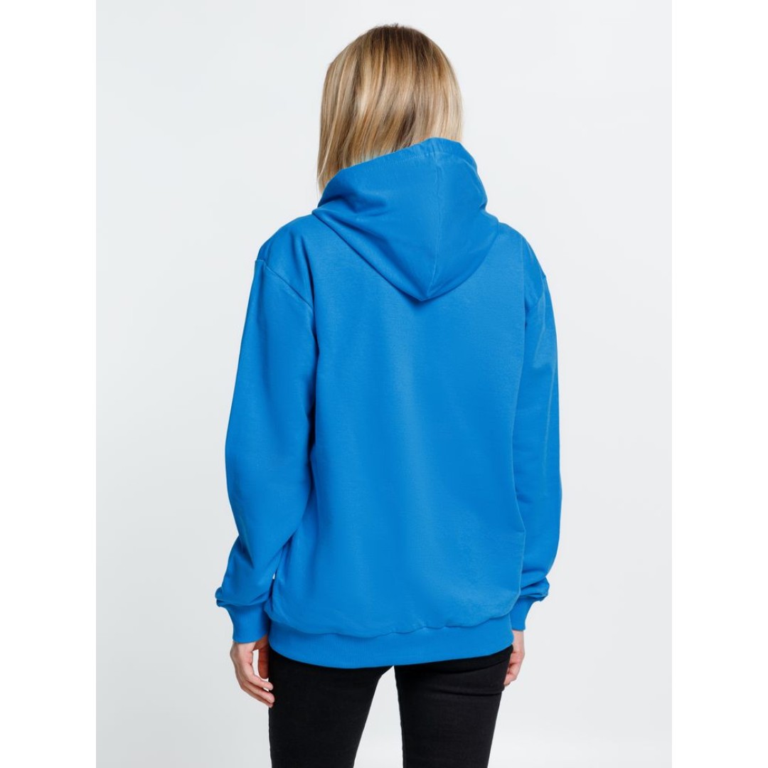 Толстовка на молнии с капюшоном Siverga, бирюзовая, размер XS