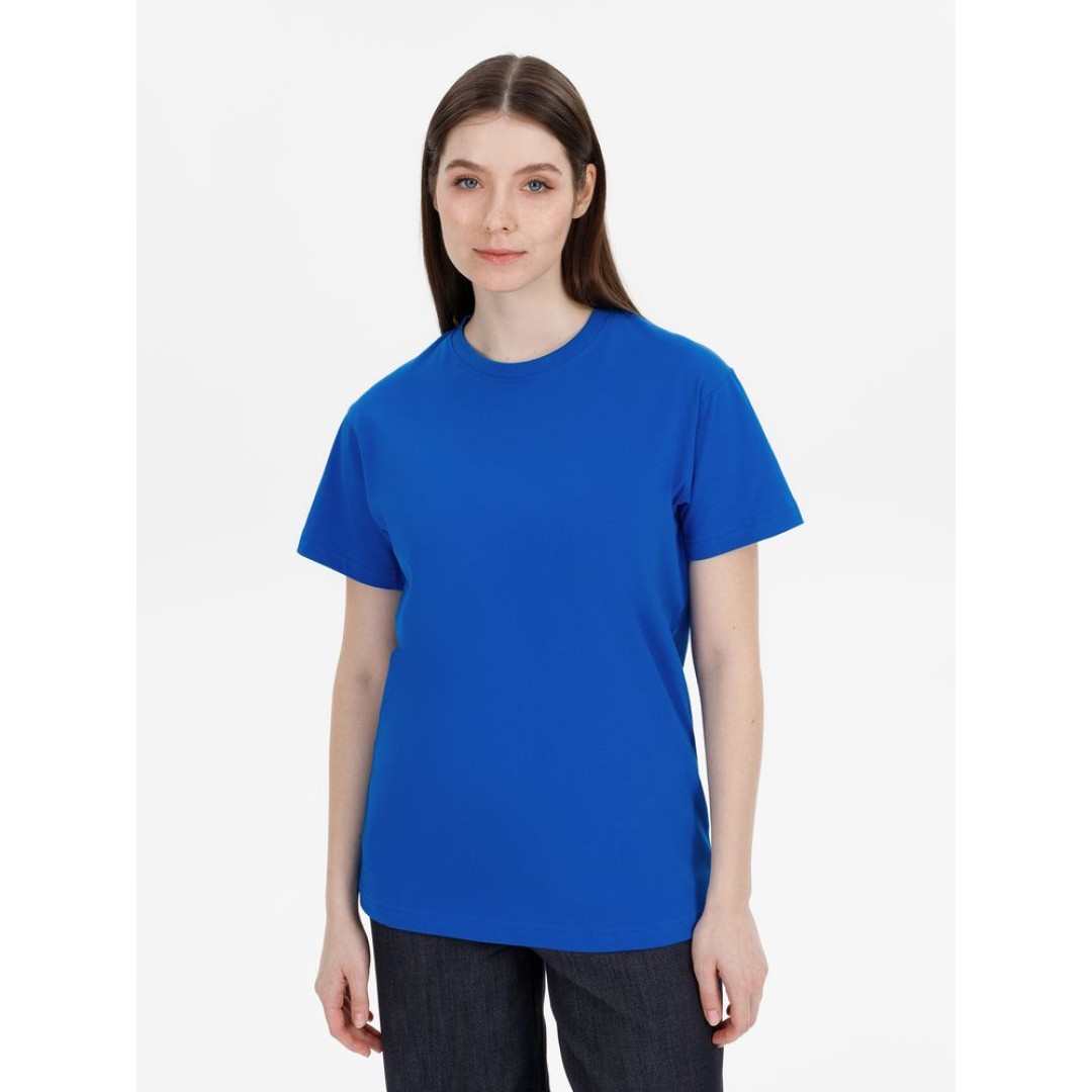 Футболка унисекс T-Bolka 180, ярко-синяя, XS