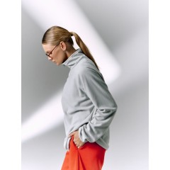 Куртка флисовая унисекс Fliska, светло-серая, размер XS/S