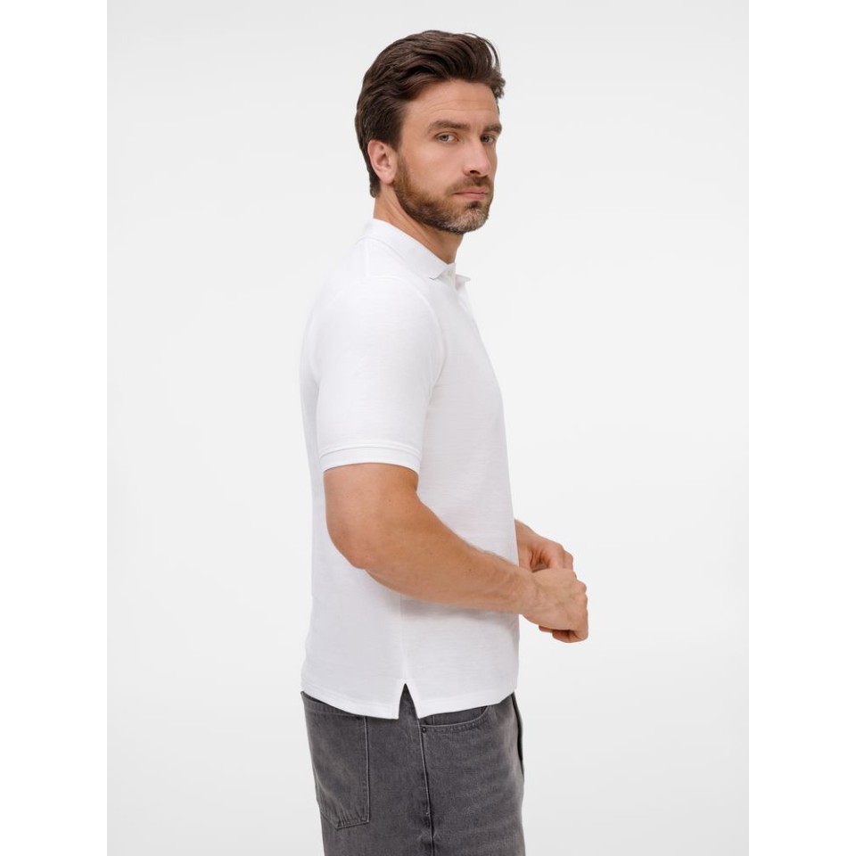 Рубашка поло унисекс Upswing, белая, размер XXL