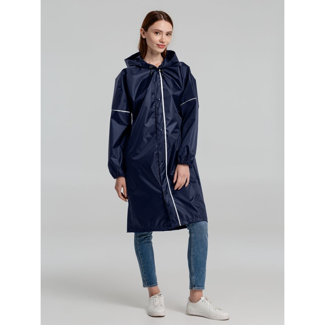 Дождевик со светоотражающими элементами Rainman Blink, синий, размер XS