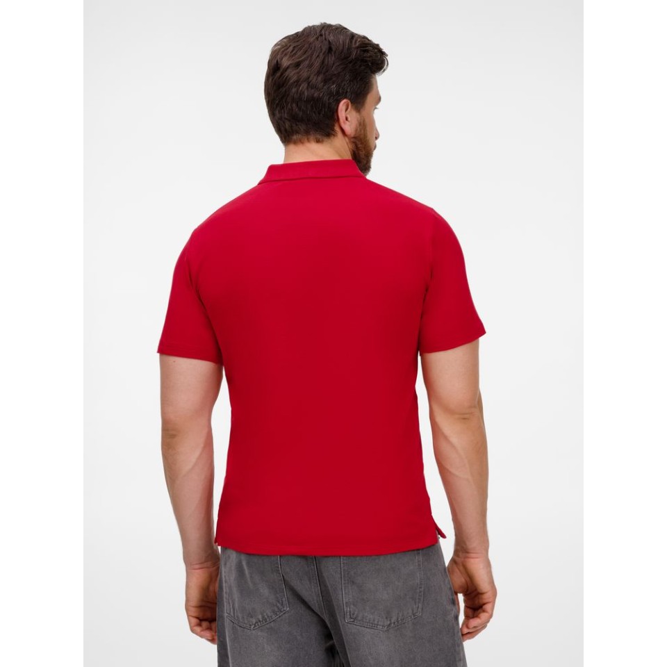 Рубашка поло унисекс Tervise, красная, размер 3XL