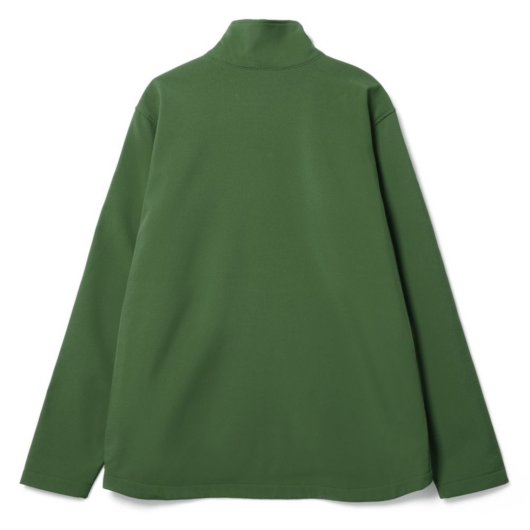 Куртка софтшелл мужская Race Men, темно-зеленая, L