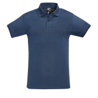Рубашка поло мужская Perfect Men синий джинс, 3XL