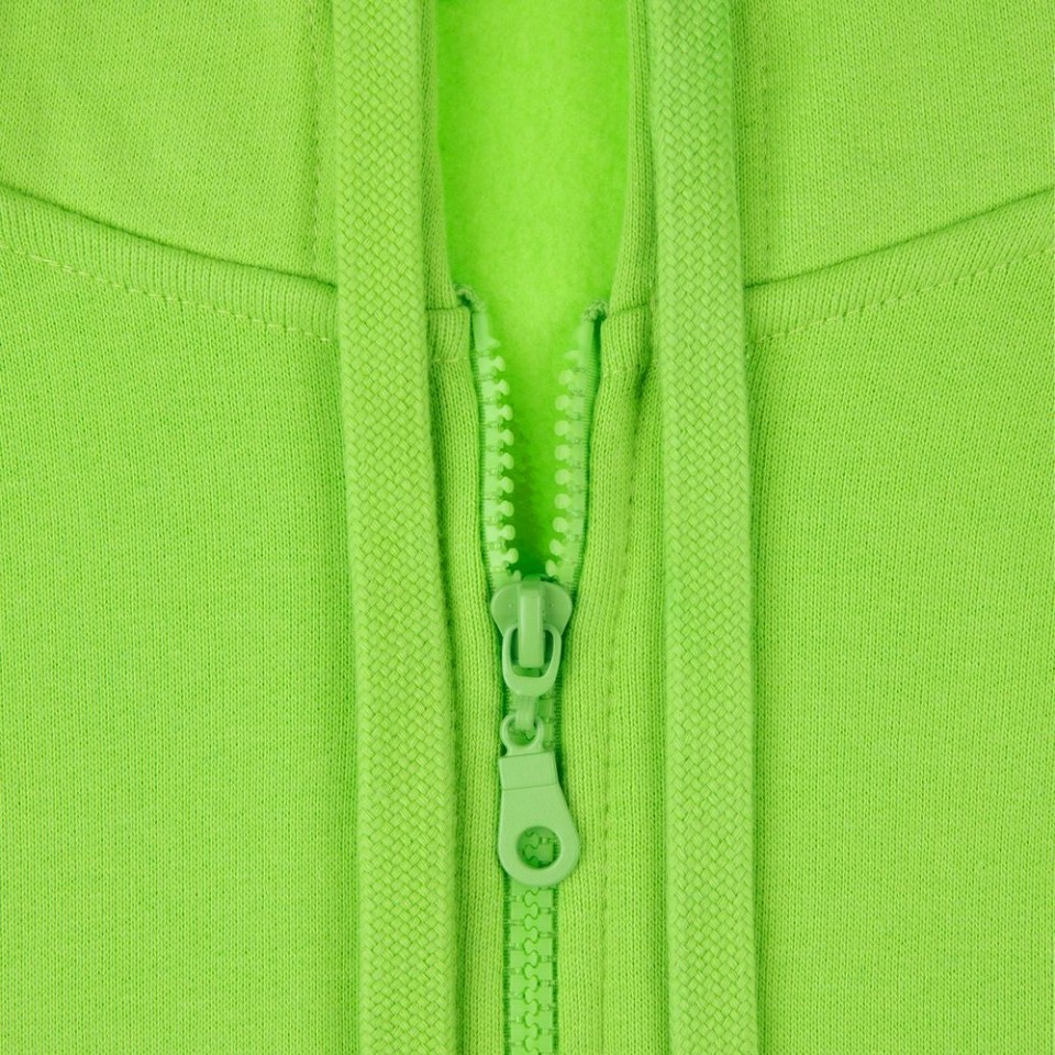 Толстовка на молнии с капюшоном Siverga Heavy 2.0, зеленое яблоко, размер M