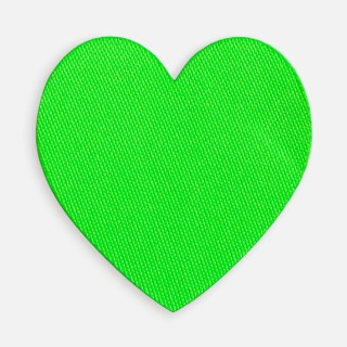 Наклейка тканевая Lunga Сor, M, зеленый неон