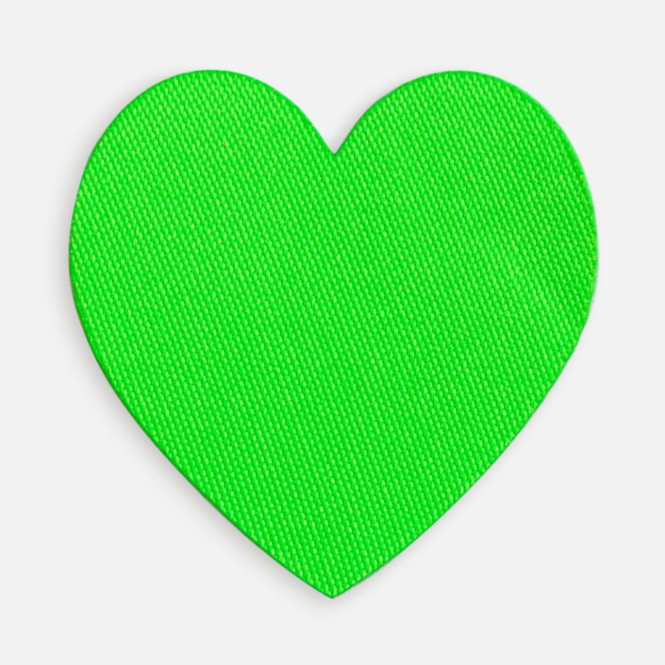 Наклейка тканевая Lunga Сor, M, зеленый неон