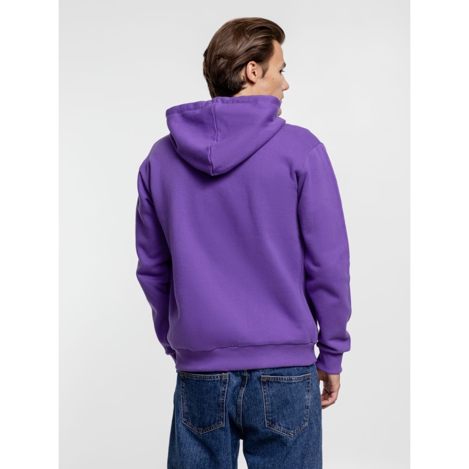Толстовка на молнии с капюшоном Siverga Heavy, фиолетовая, размер XS