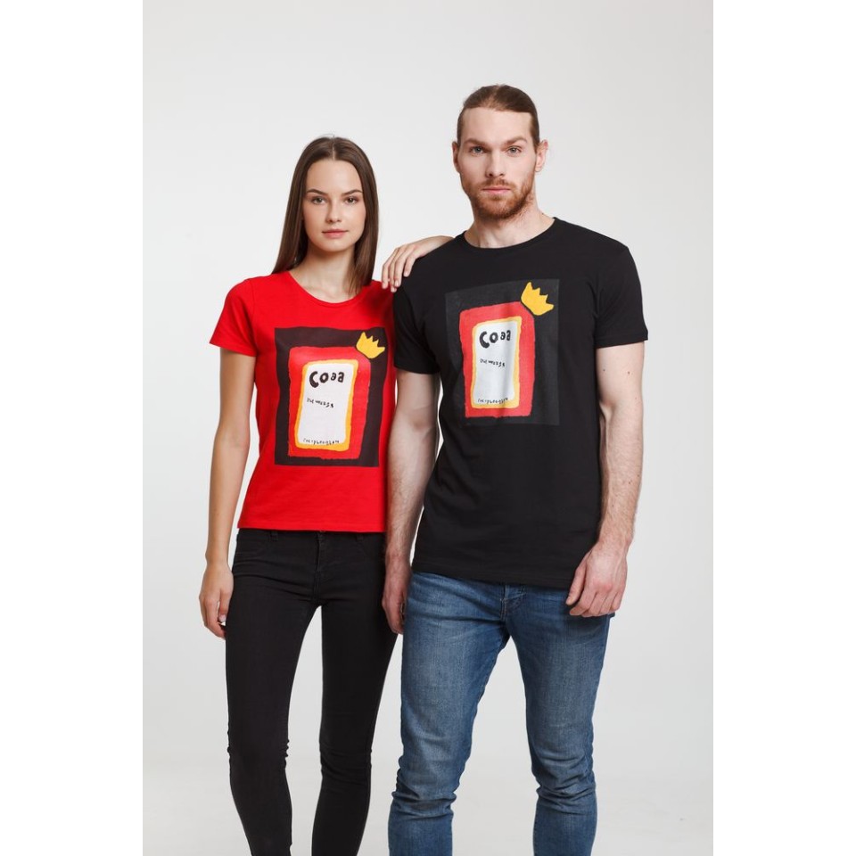 Футболка женская «Сода», красная, XL