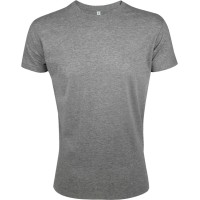 Футболка мужская приталенная Regent Fit 150, серый меланж, L
