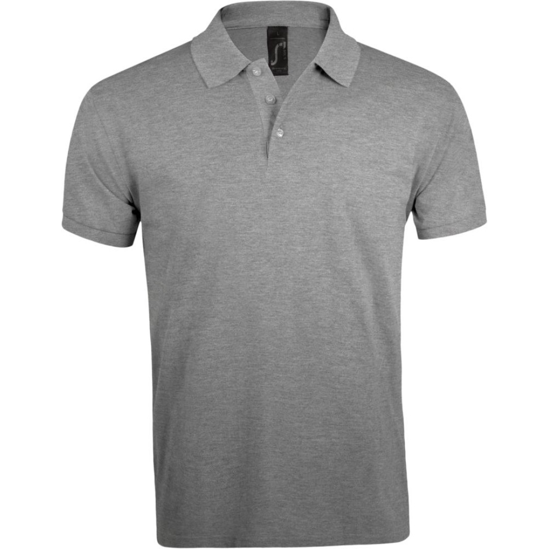 Рубашка поло мужская Prime Men 200 серый меланж, 3XL