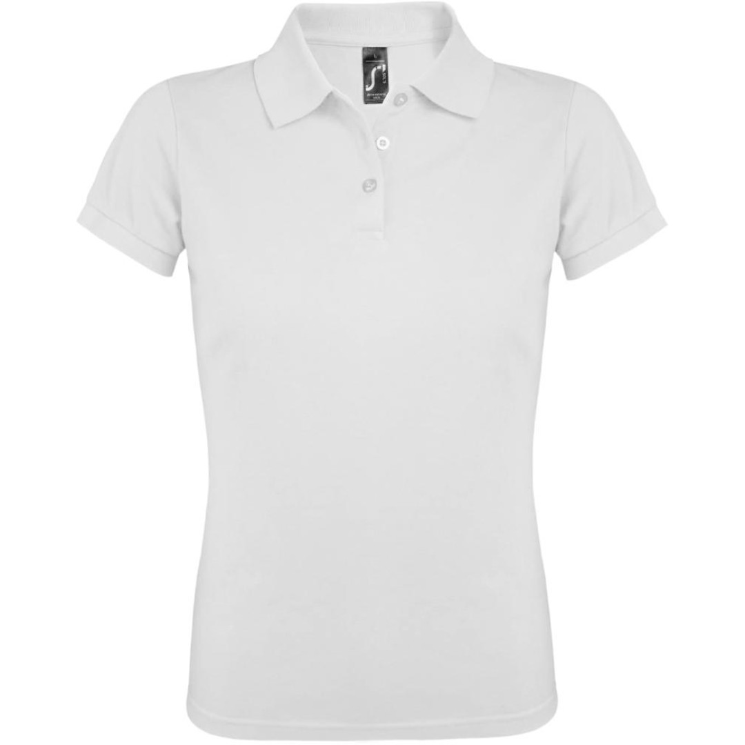 Рубашка поло женская Prime Women 200 белая, S