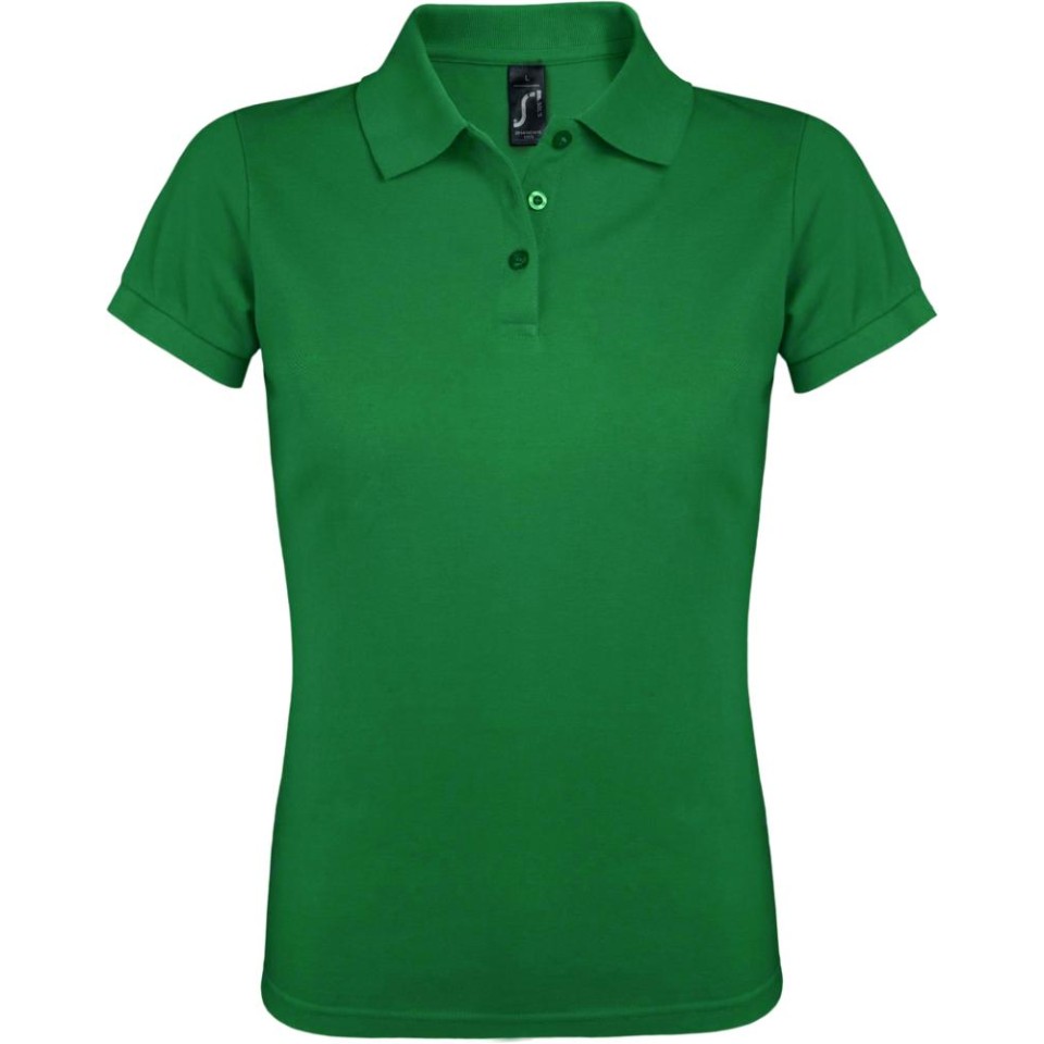 Рубашка поло женская Prime Women 200 ярко-зеленая, L