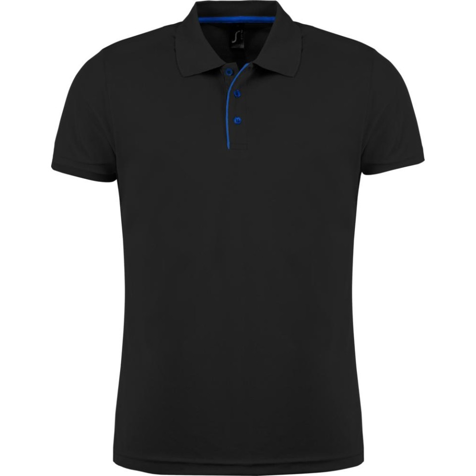 Рубашка поло мужская Performer Men 180 черная, XXL