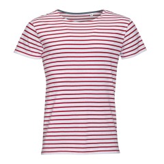 Футболка Miles Men белая с красным, M