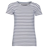 Футболка Miles Women белая с темно-синим, XXL