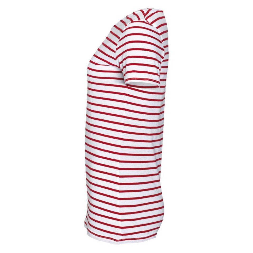 Футболка Miles Women белая с красным, XS