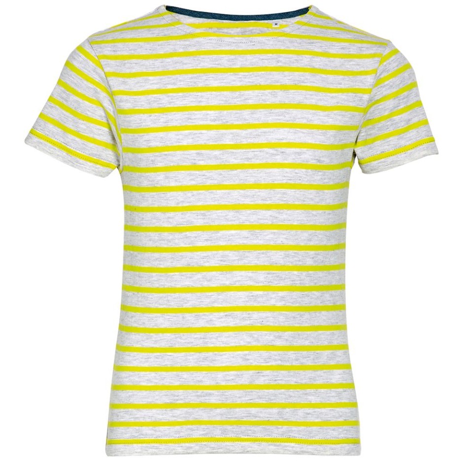 Футболка Miles Kids серый с желтым, 12Y