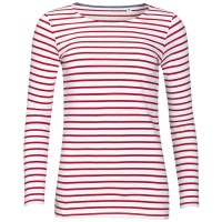 Футболка женская Marine Women, белый/красный, XL