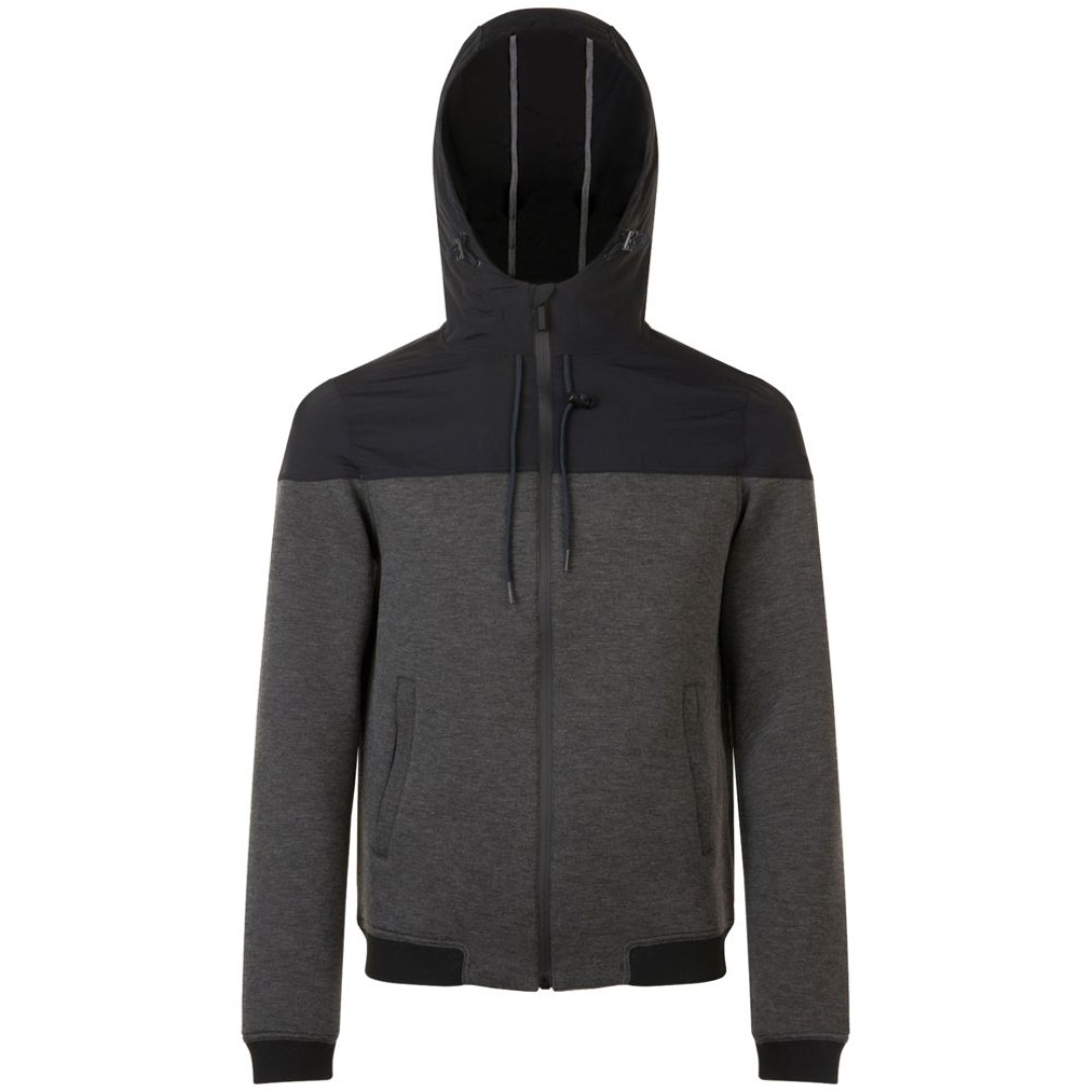 Куртка унисекс Voltage черный меланж/черный, S