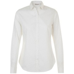 Рубашка женская Becker Women белый/темно-синий, S