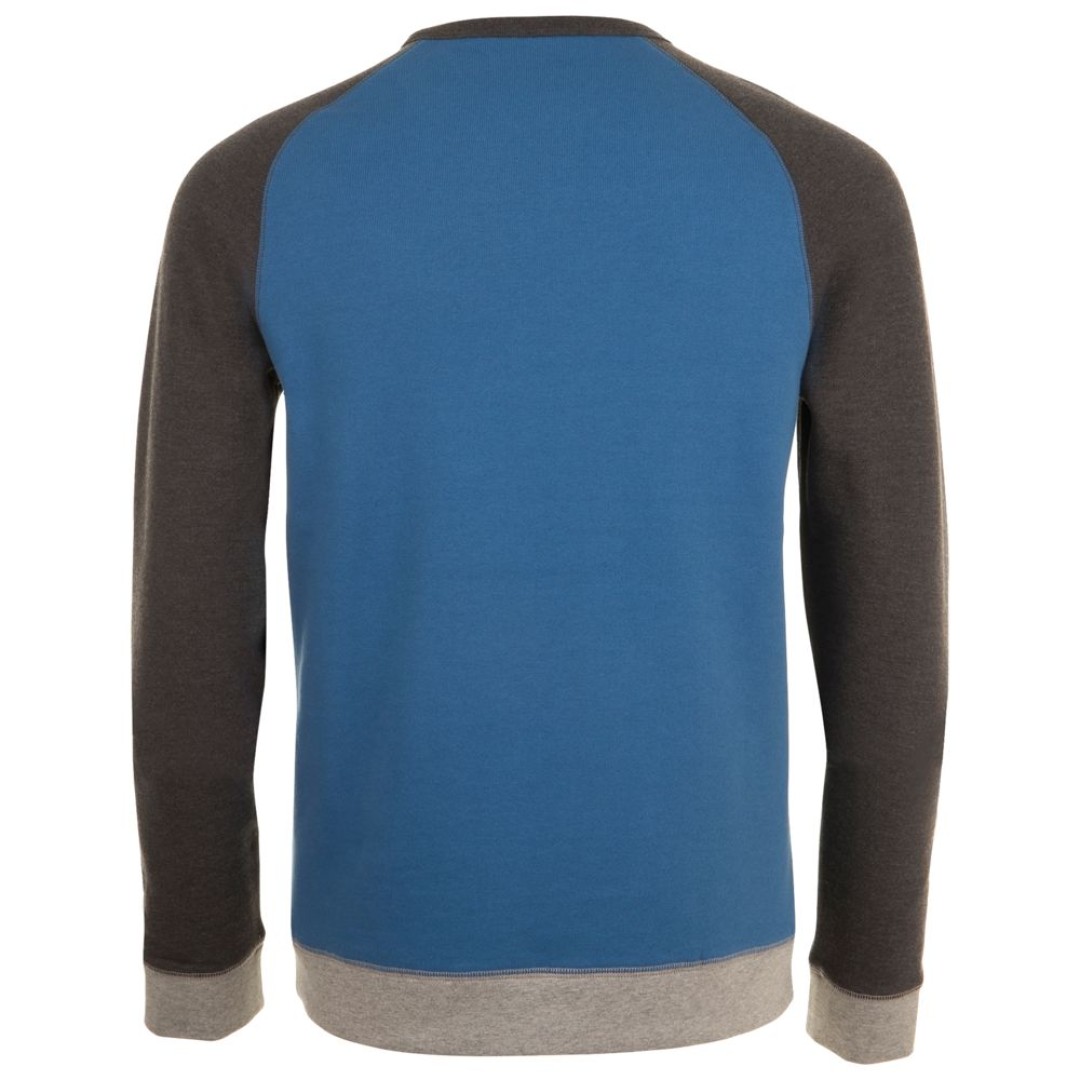 Толстовка унисекс Sandro синий/черный меланж, XXL