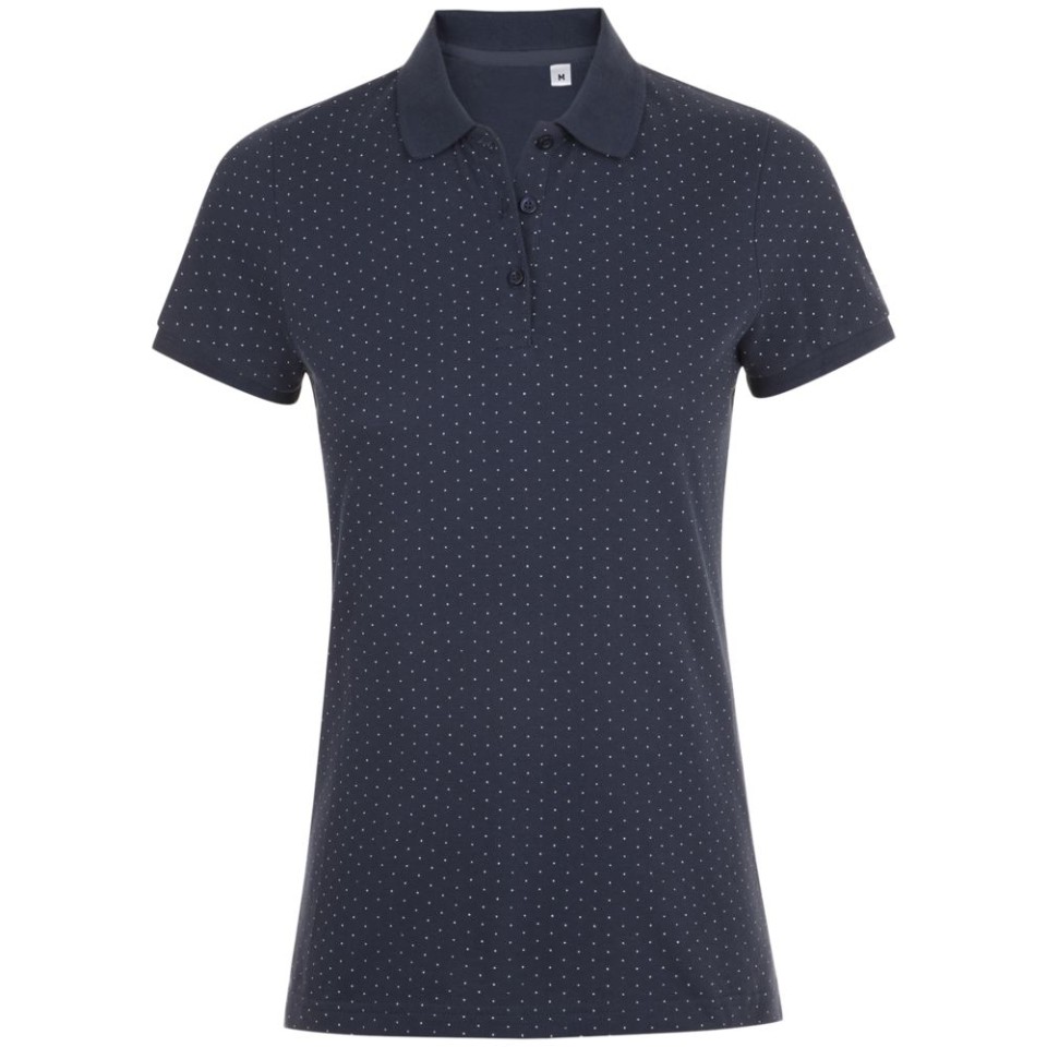Рубашка поло женская Brandy Women темно-синий с белым, L