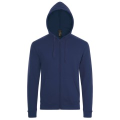 Толстовка унисекс Stone темно-синяя, S