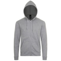 Толстовка унисекс Stone серый меланж, M